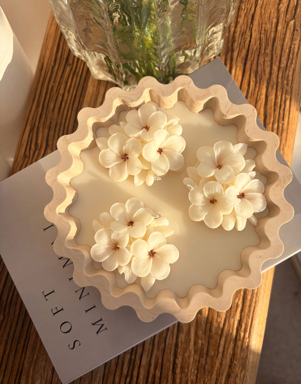 The Three Wick Flower Candle