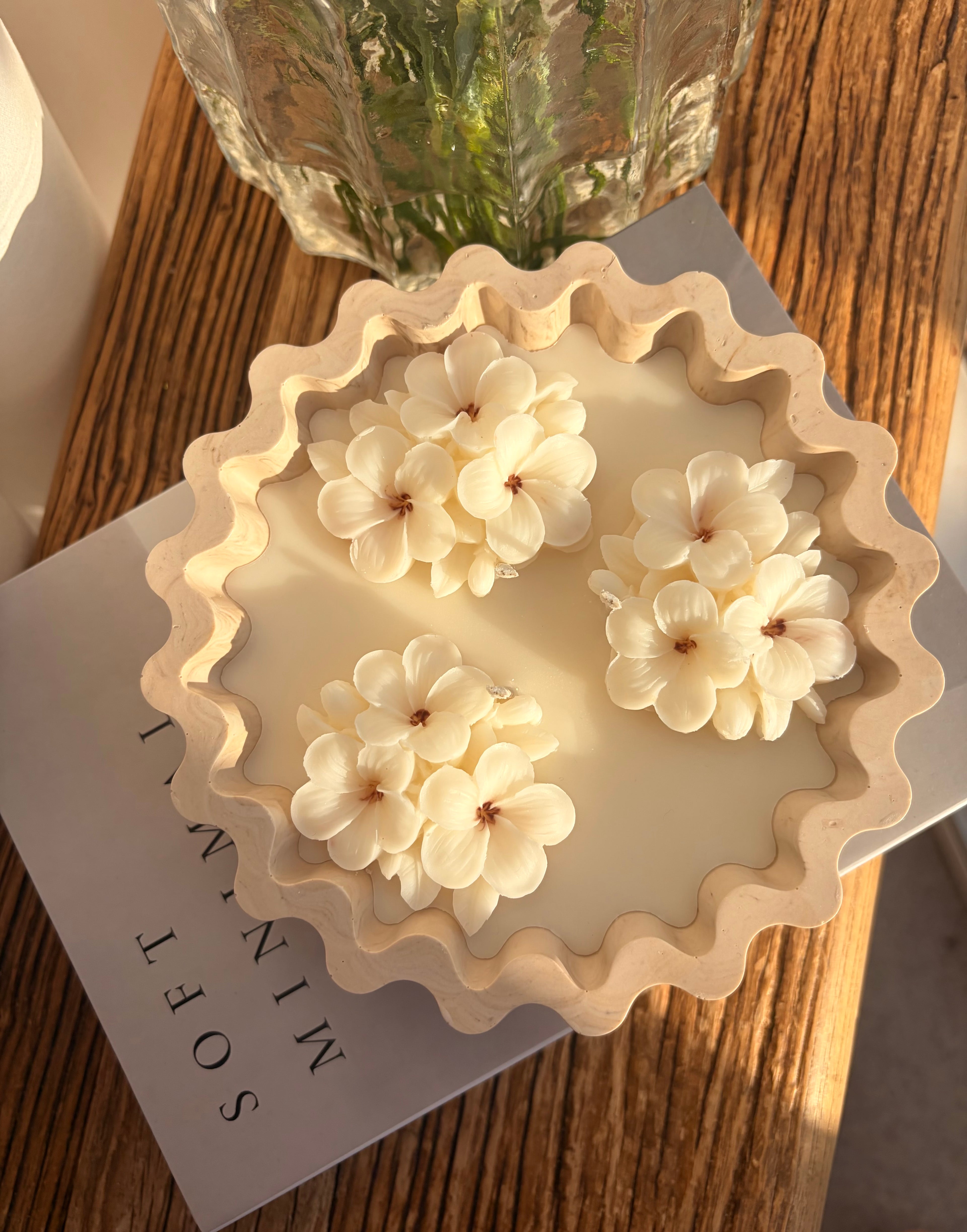 The Three Wick Flower Candle