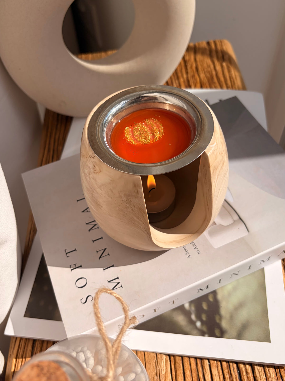 The Subtle Marble Wax Burner