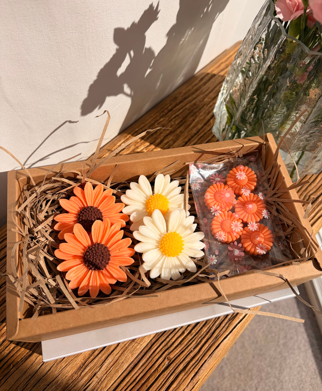 Handmade Flower Wax Melt Gift Set