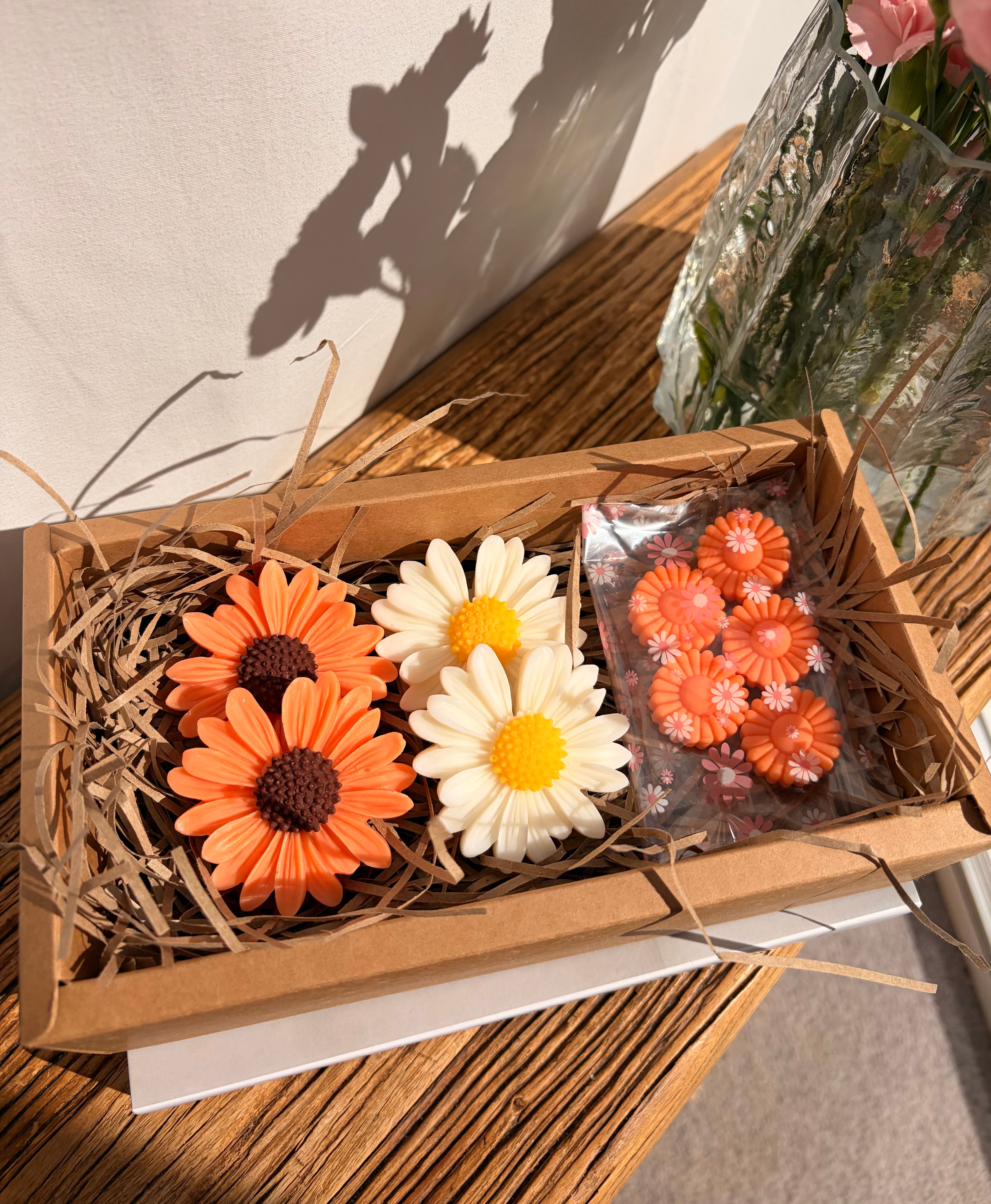 Handmade Flower Wax Melt Gift Set