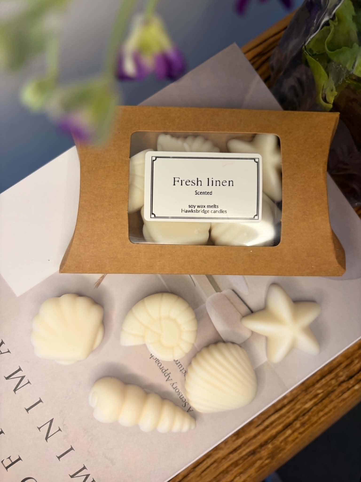 5 Natural Soy Coastal Shell Wax Melts