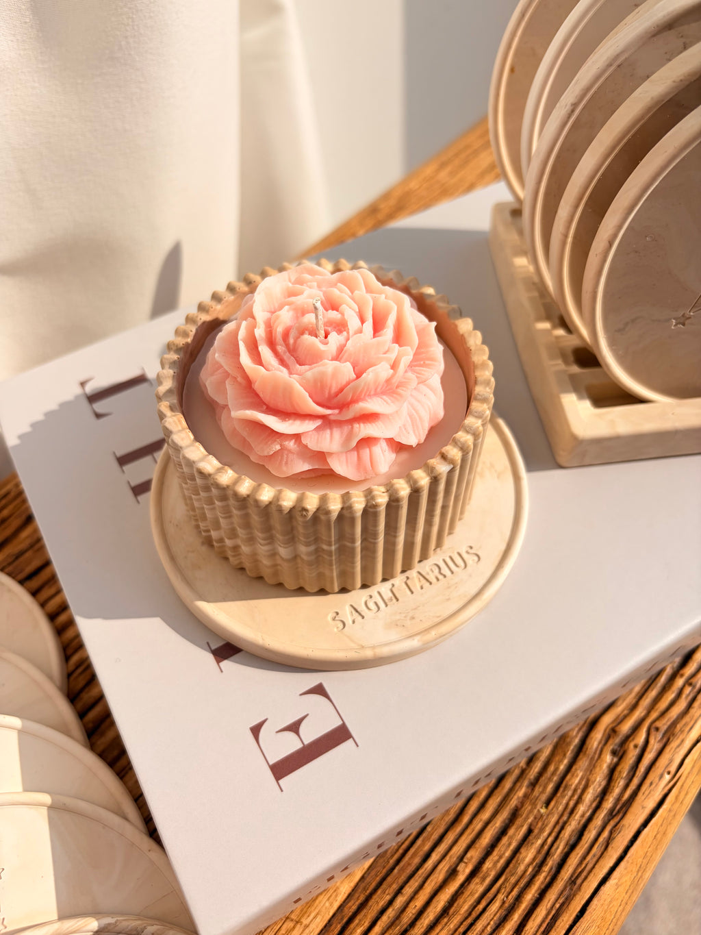 The Peony candle