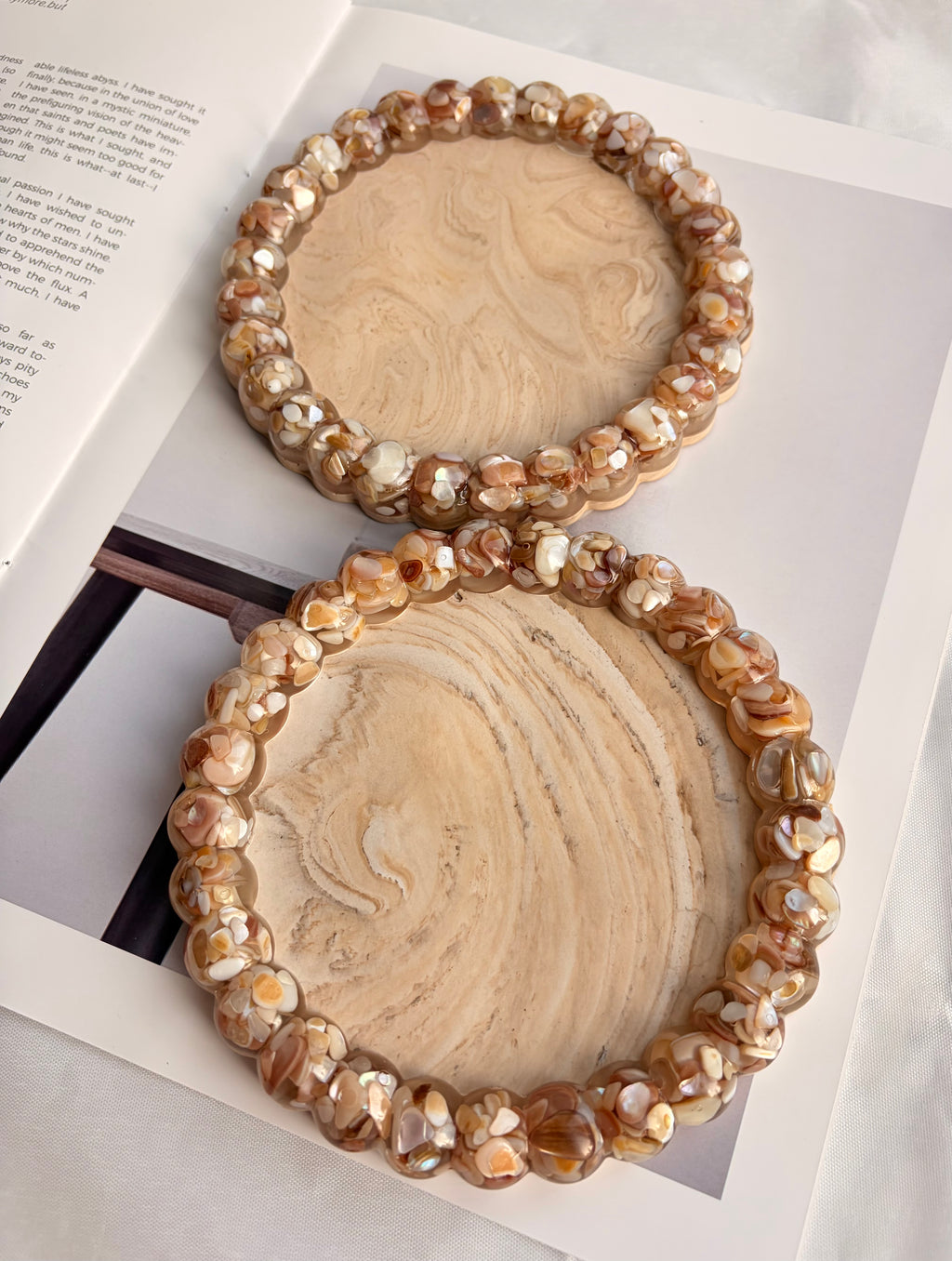 The Mother Of Pearl Trinket | Candle Plate