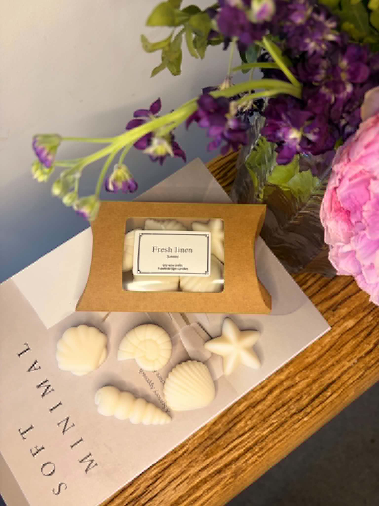 5 Natural Soy Coastal Shell Wax Melts