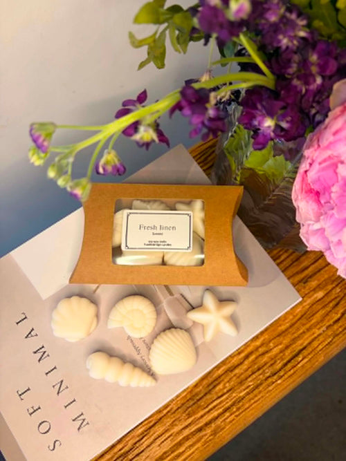 5 Natural Soy Coastal Shell Wax Melts