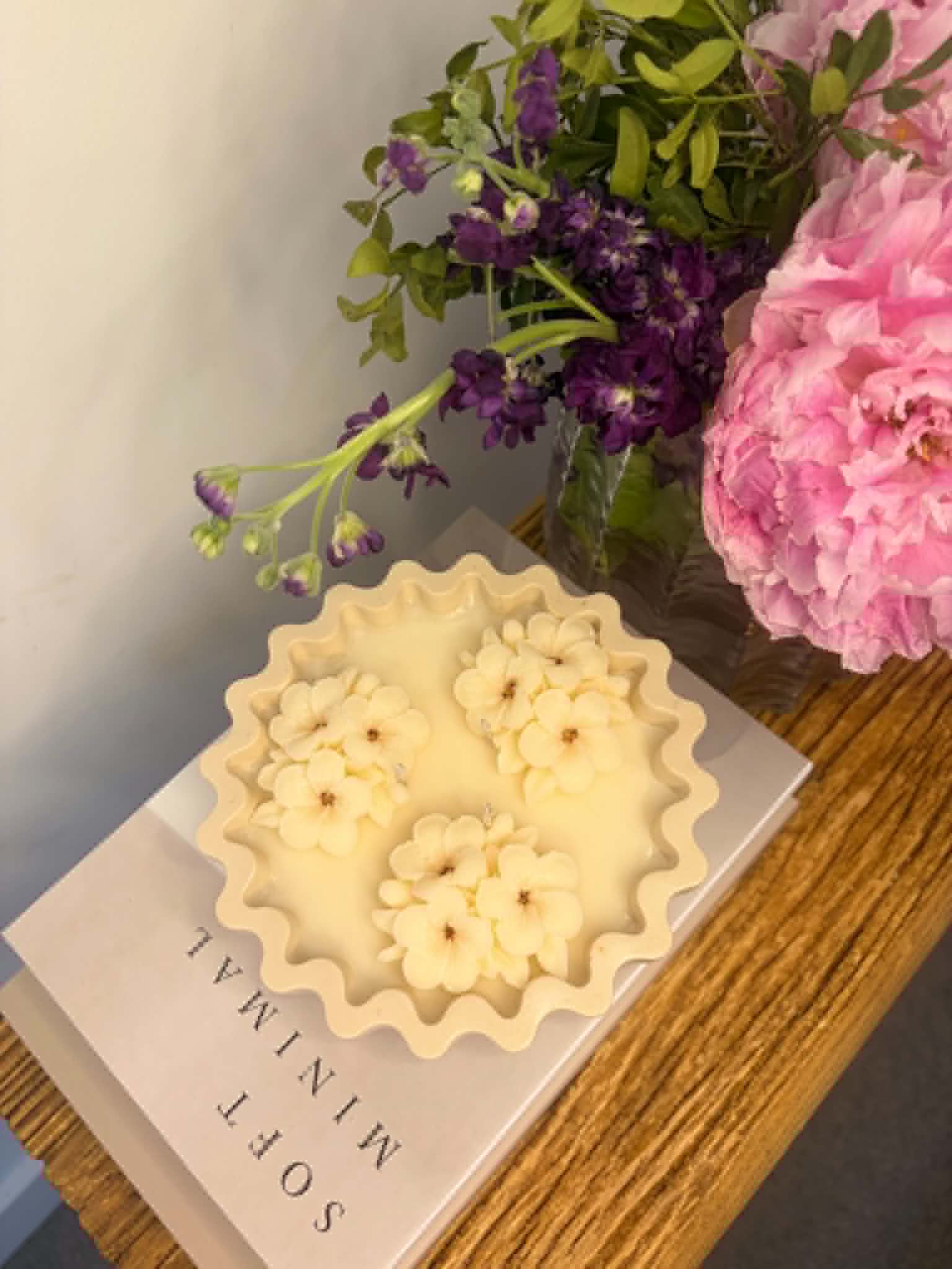 The Three Wick Double Flower Candle