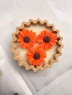 Oversized Three Wick Sunflower Candle