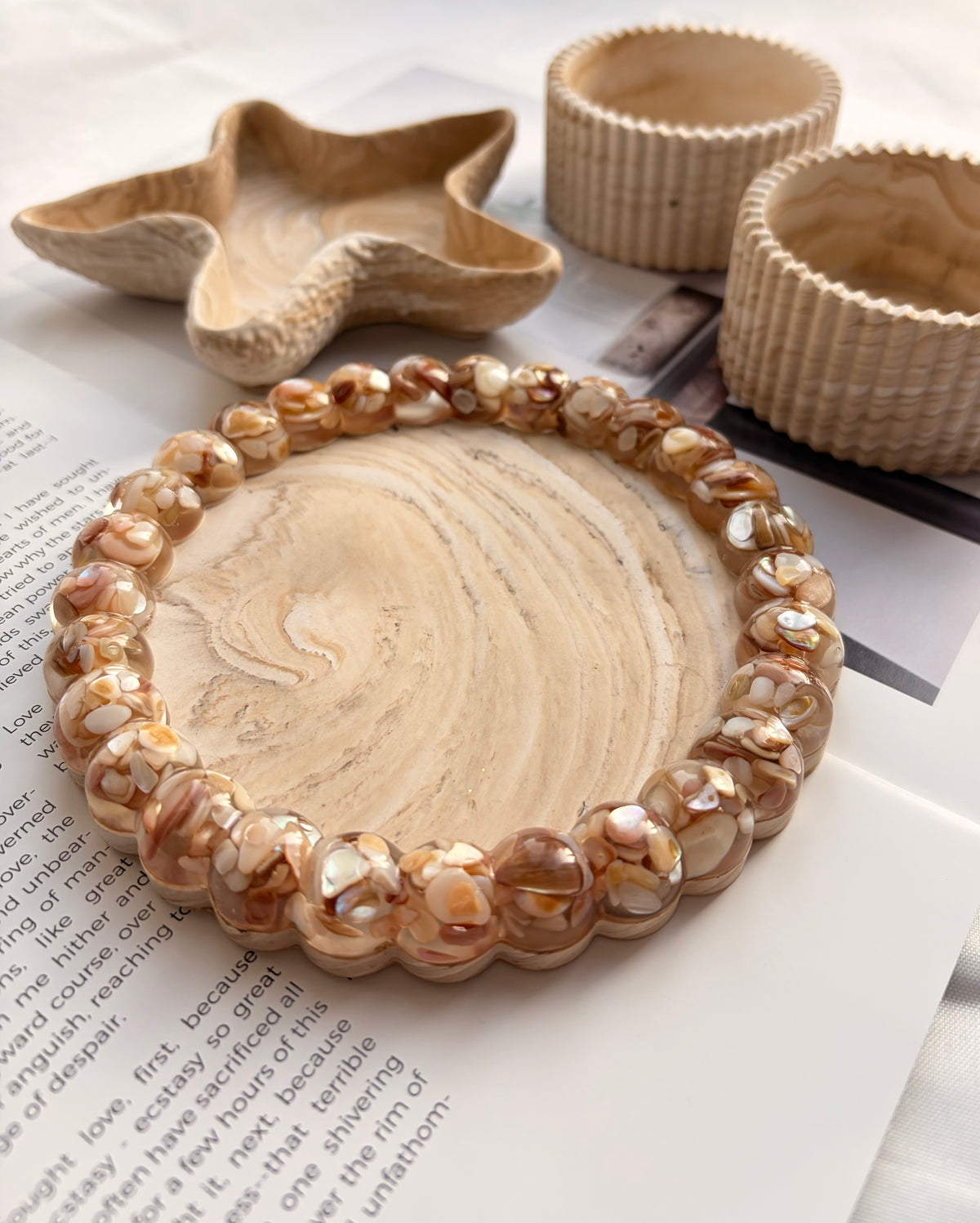 The Mother Of Pearl Trinket | Candle Plate