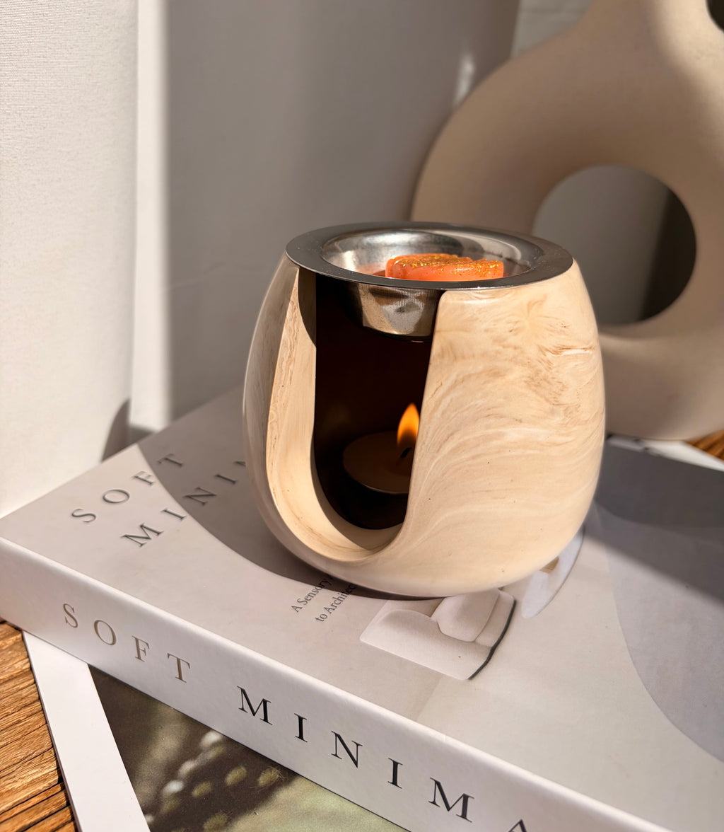 The Subtle Marble Wax Burner