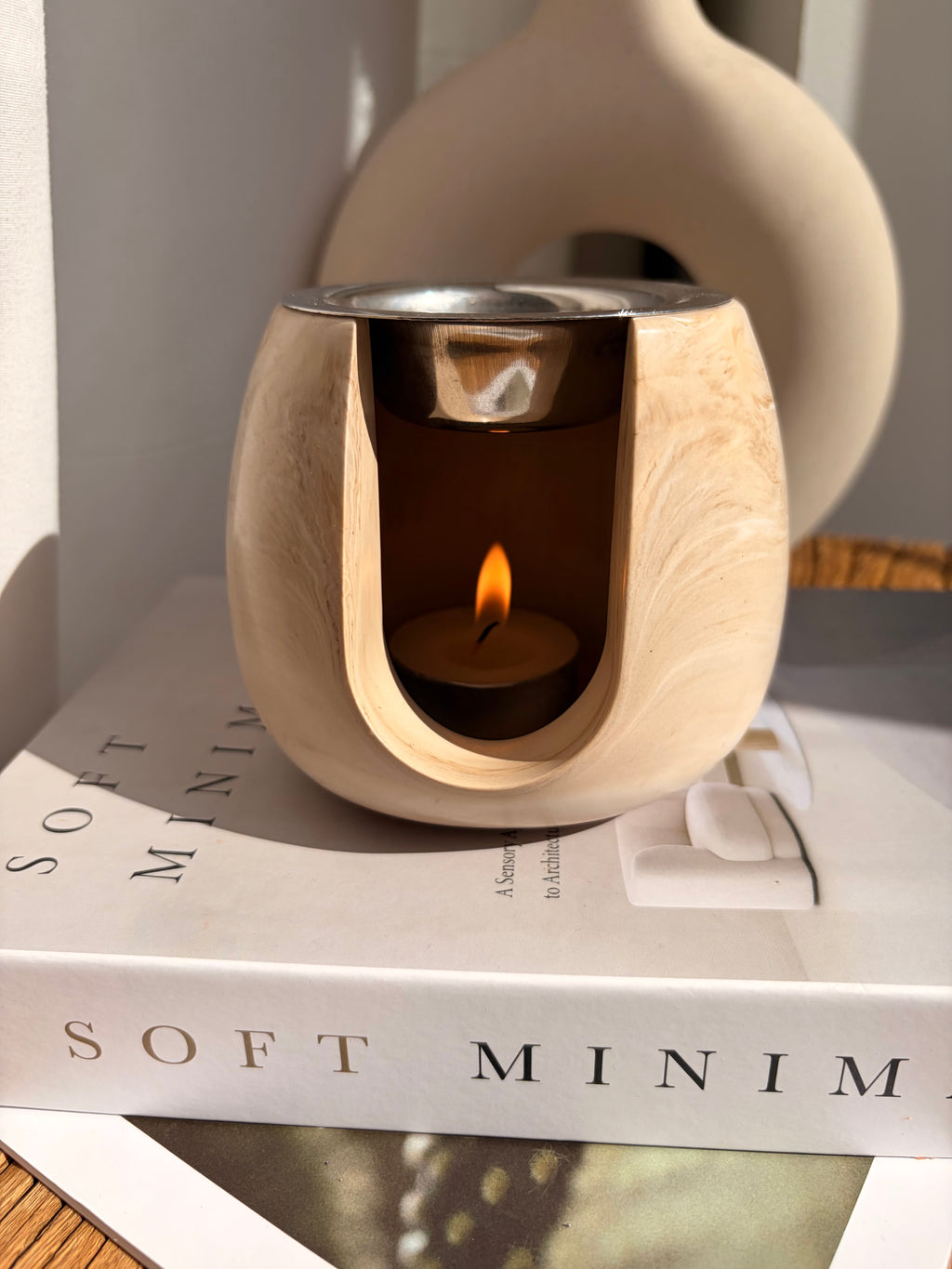 The Subtle Marble Wax Burner