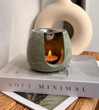 The Sage Green Wax Melt Burner