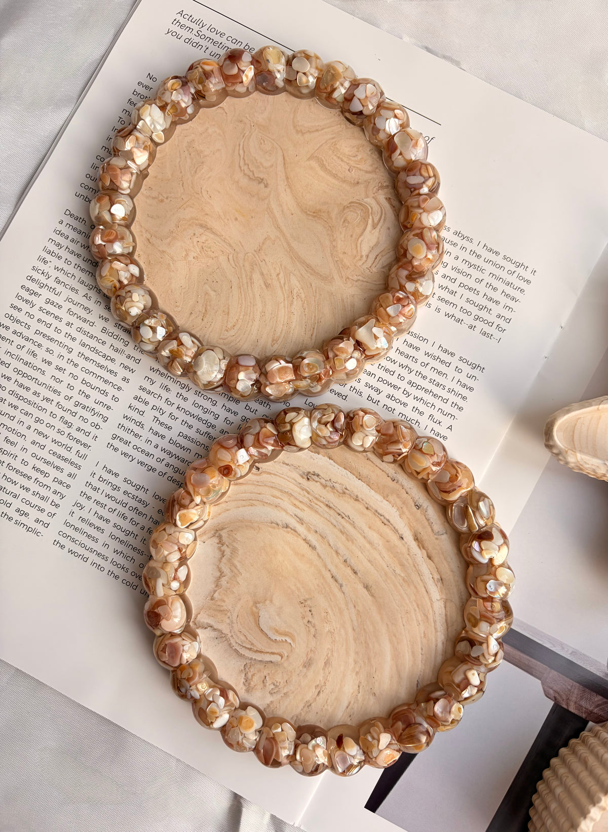 The Mother Of Pearl Trinket | Candle Plate