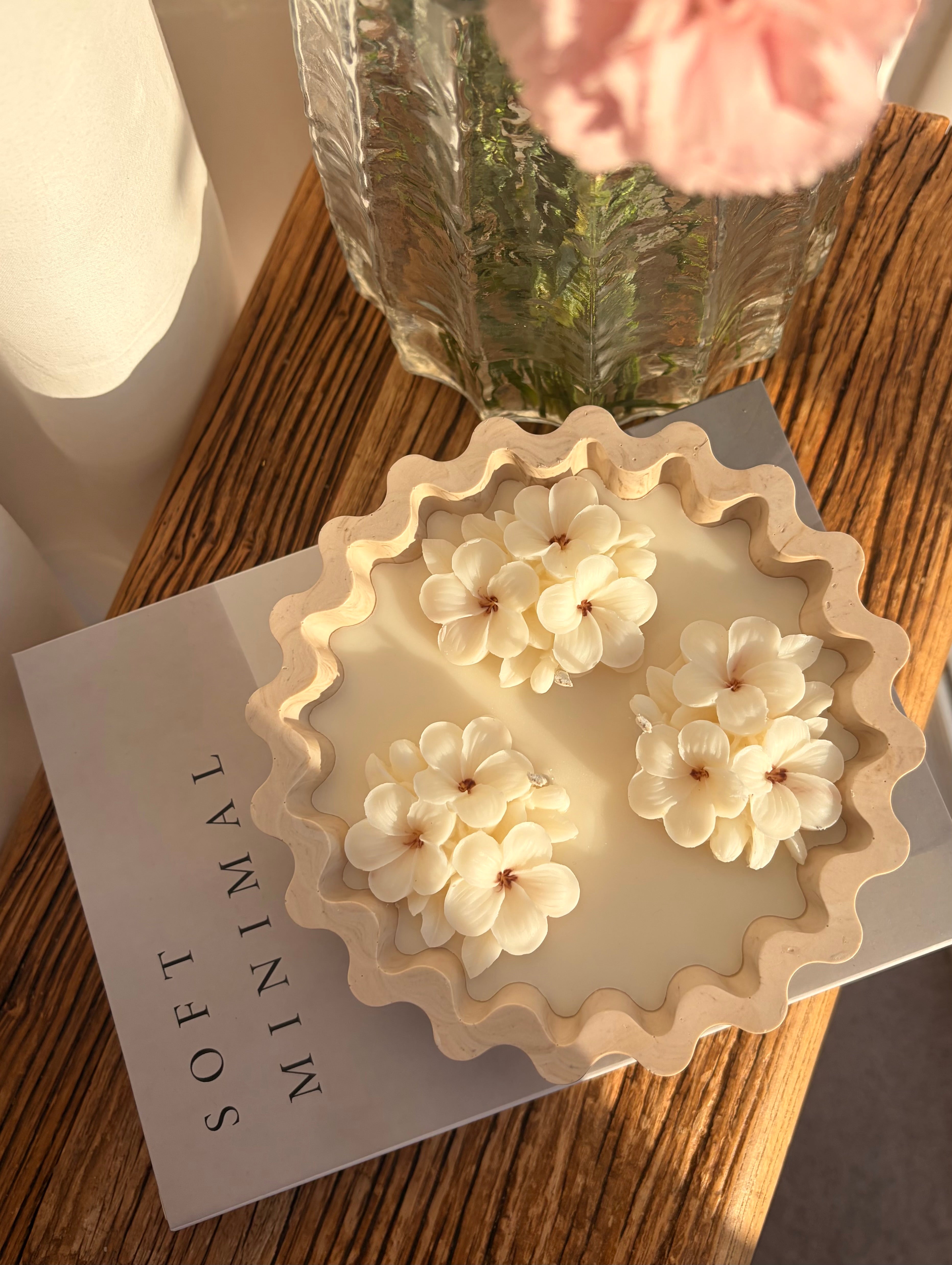 The Three Wick Flower Candle
