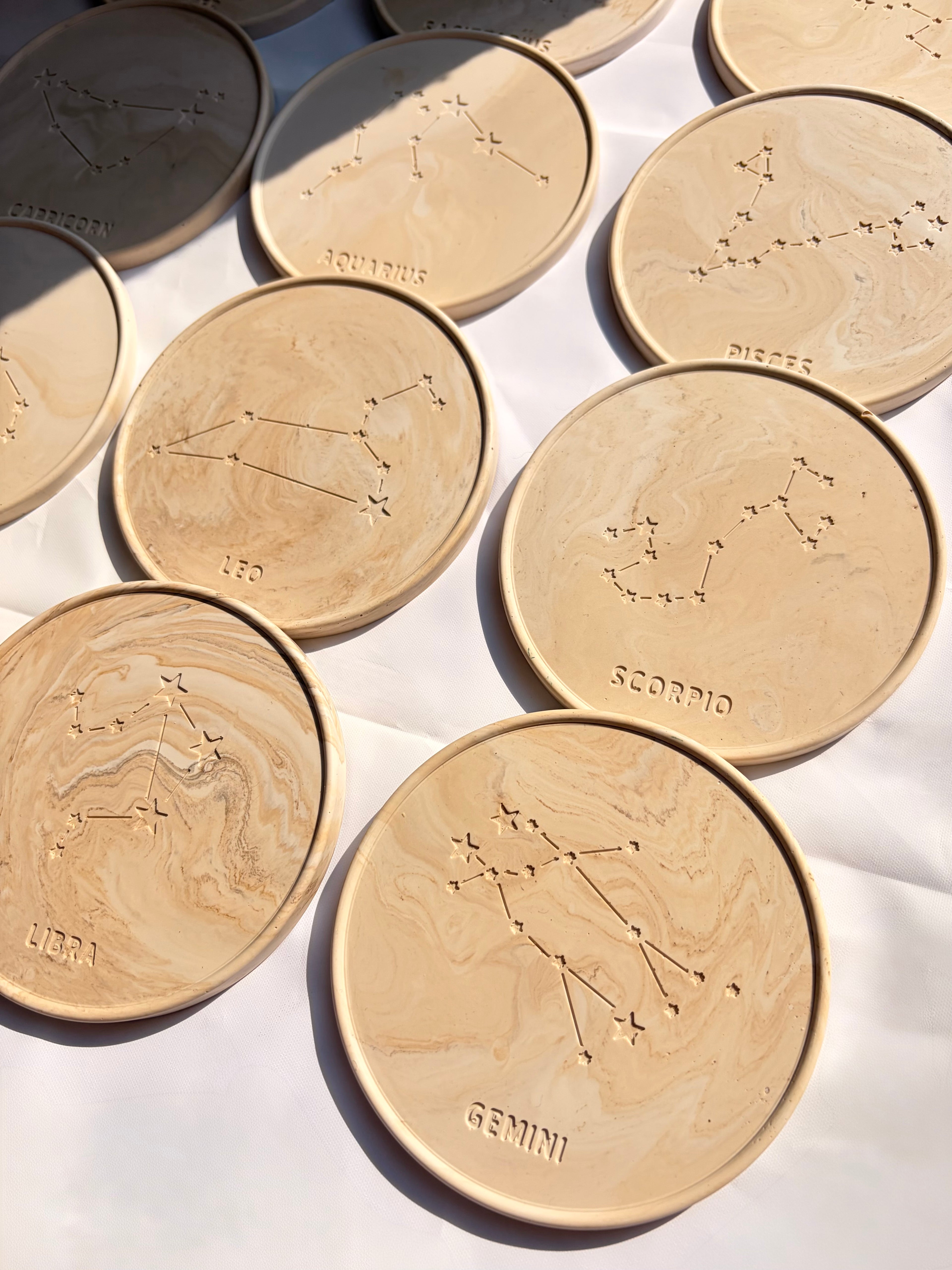 Zodiac Constellation Coaster / candle holder
