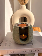 The Sage Green Wax Melt Burner