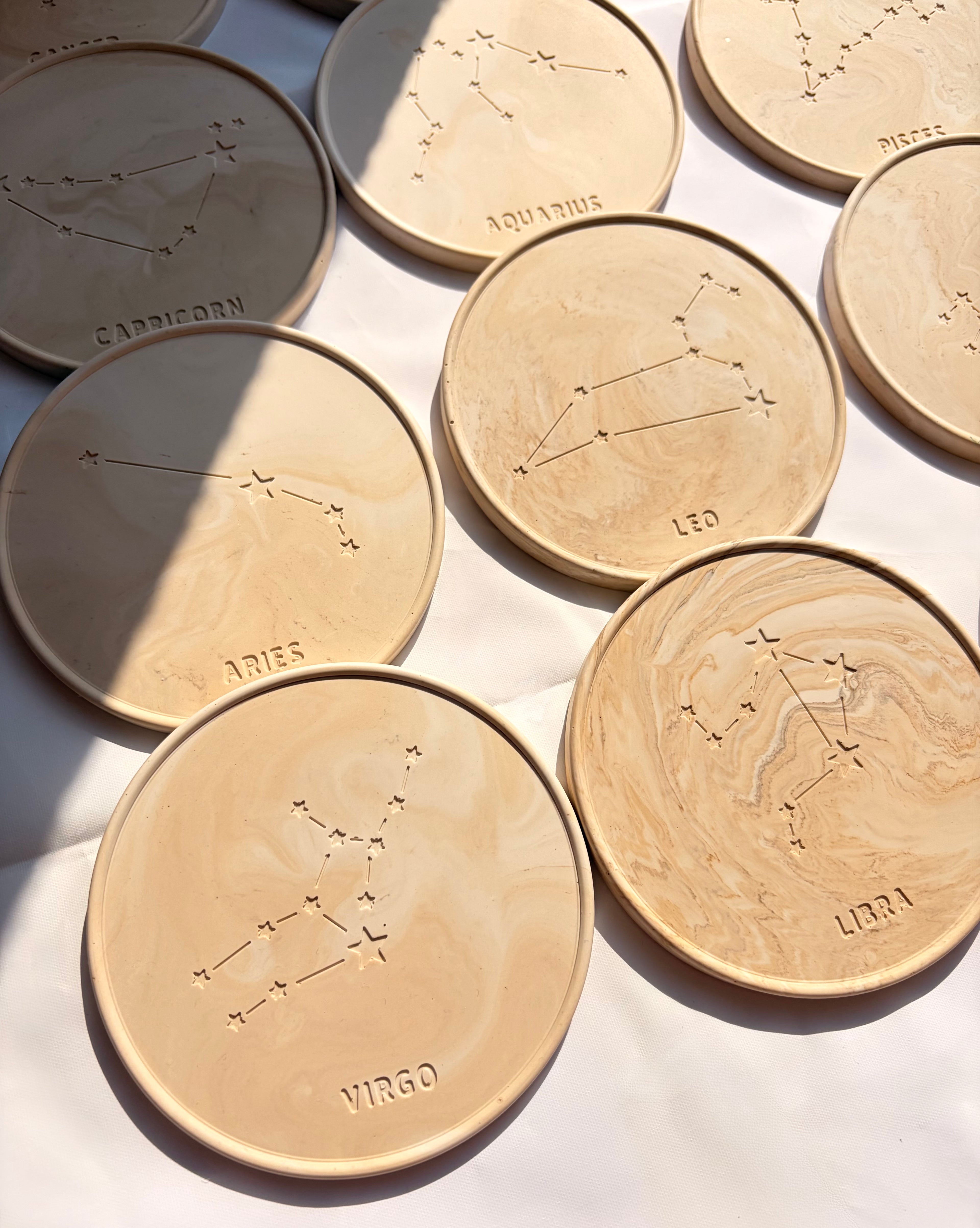 Zodiac Constellation Coaster / candle holder