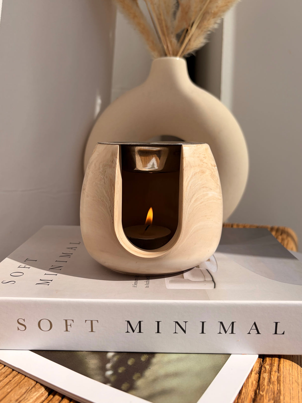 The Subtle Marble Wax Burner