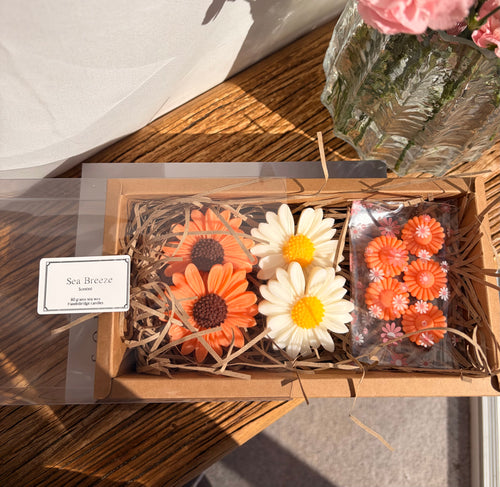 Handmade Flower Wax Melt Gift Set