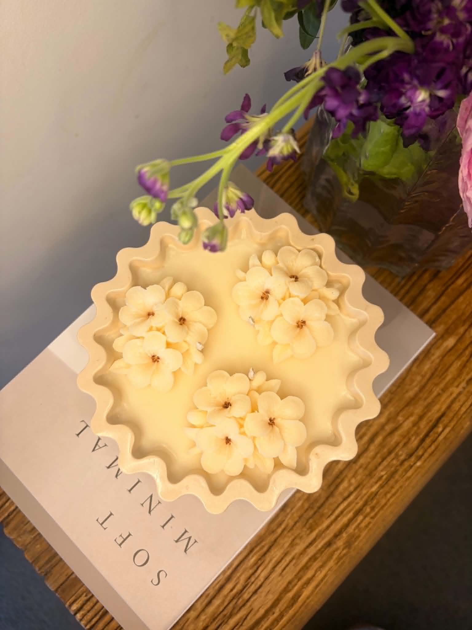 The Three Wick Double Flower Candle