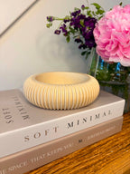 The Ribbed Decorative Bowl