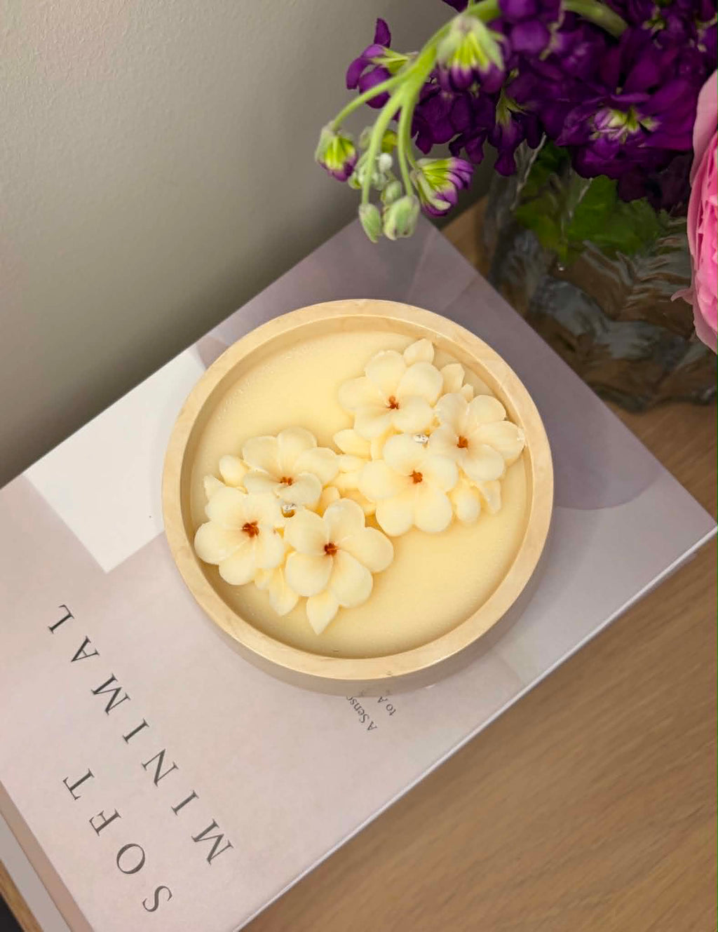 The Double Flower Two Wick Candle
