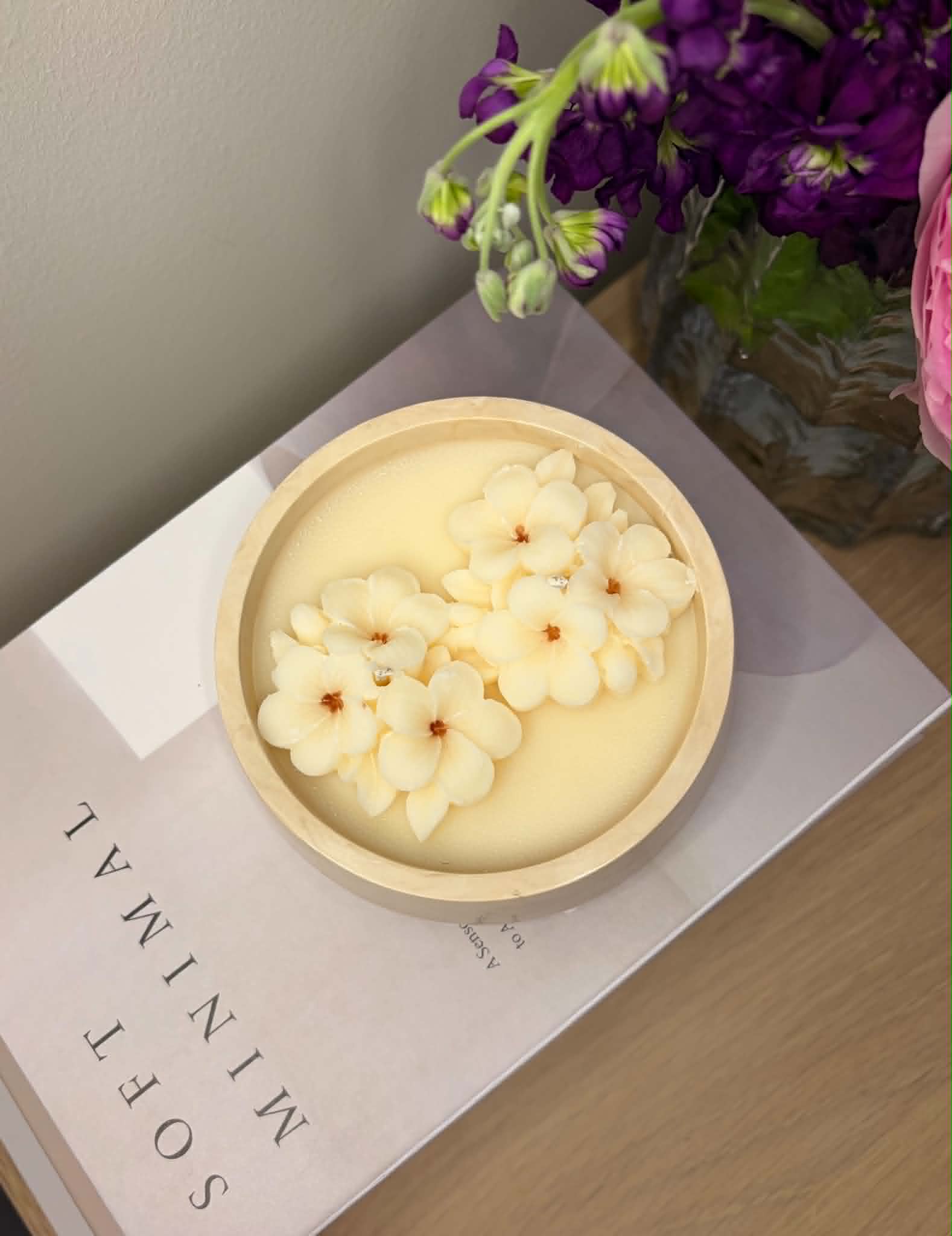 The Double Flower Two Wick Candle