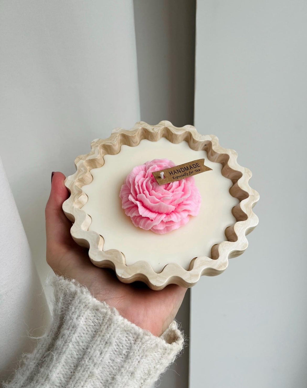 The Oversized Peony Candle