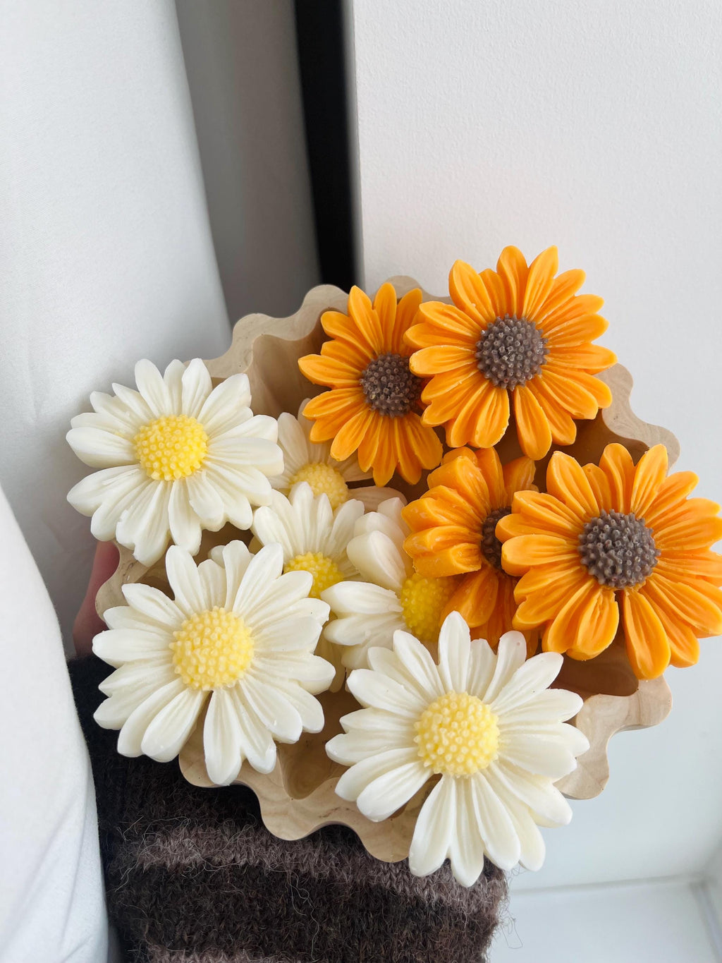 Set of 4 Sunflower - Daisy wax melts