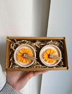 Handmade Sunflower Soy Wax Candle Gift Set