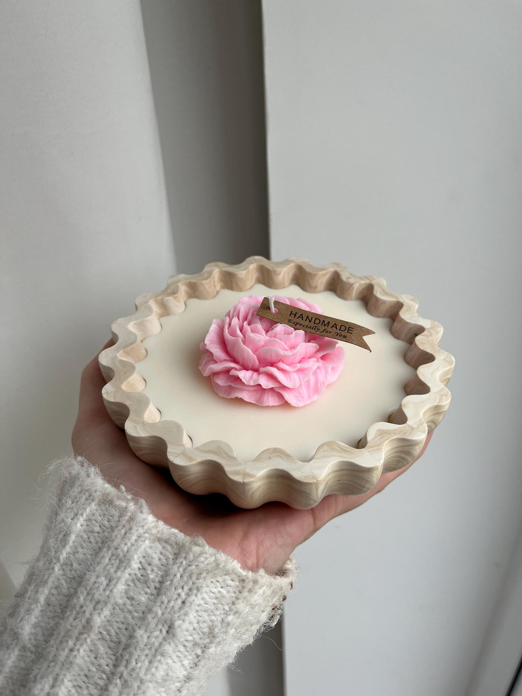 The Oversized Peony Candle