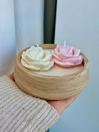 The Rose Duo Candle