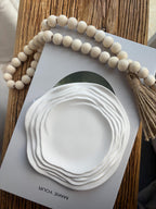 The Ruffled Scalloped Edge Candle Plate