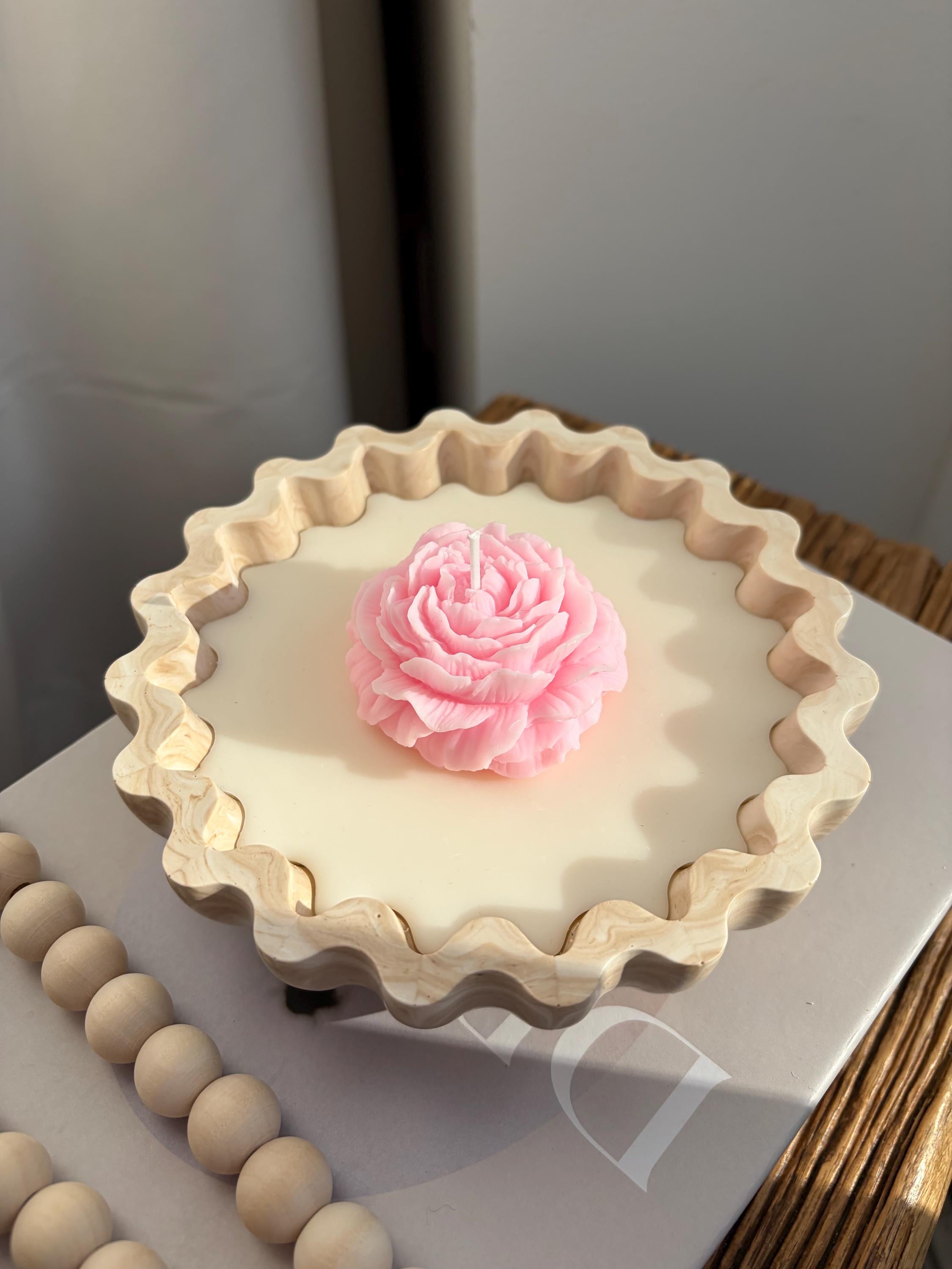 The Oversized Peony Candle