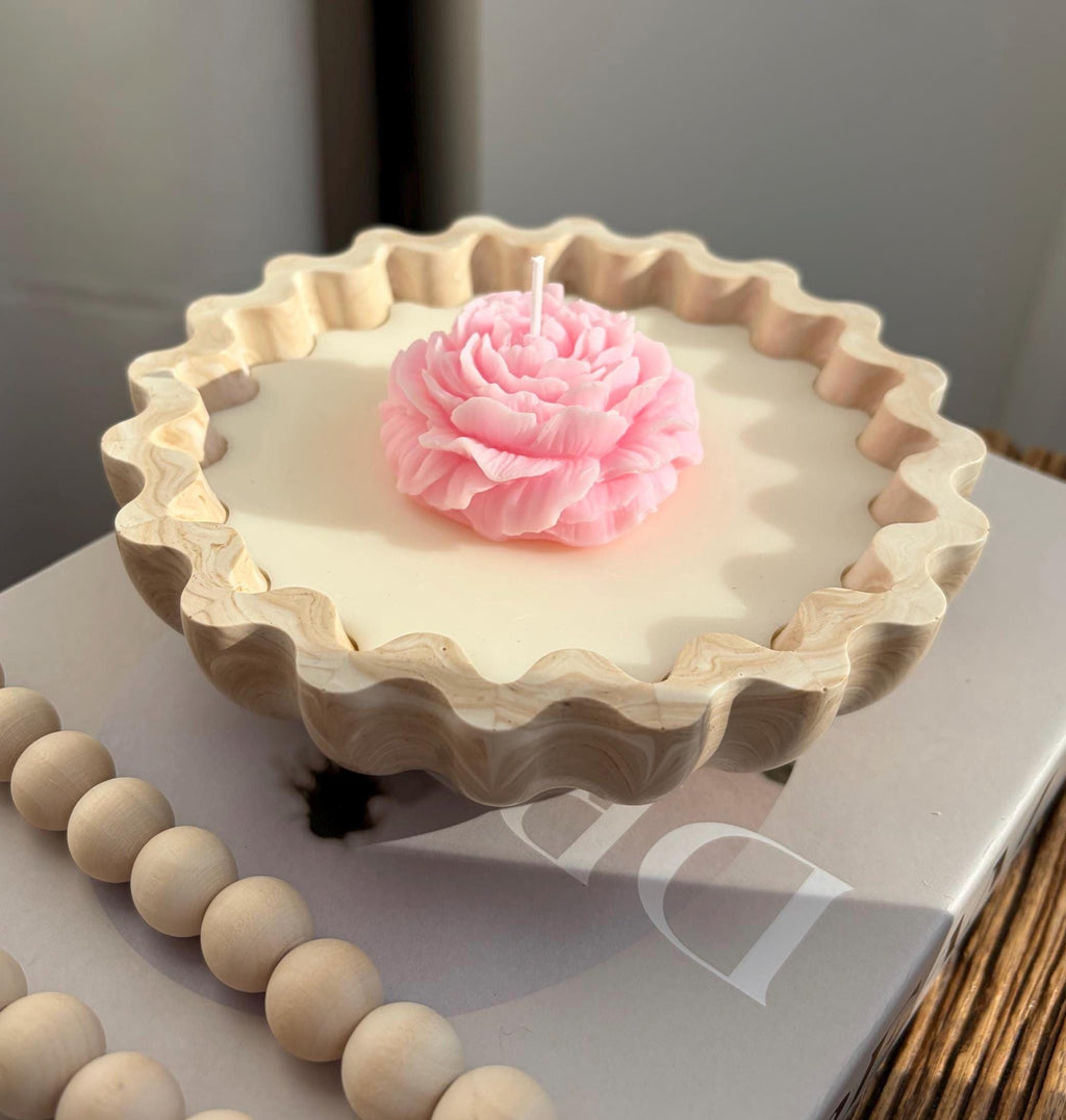 The Oversized Peony Candle
