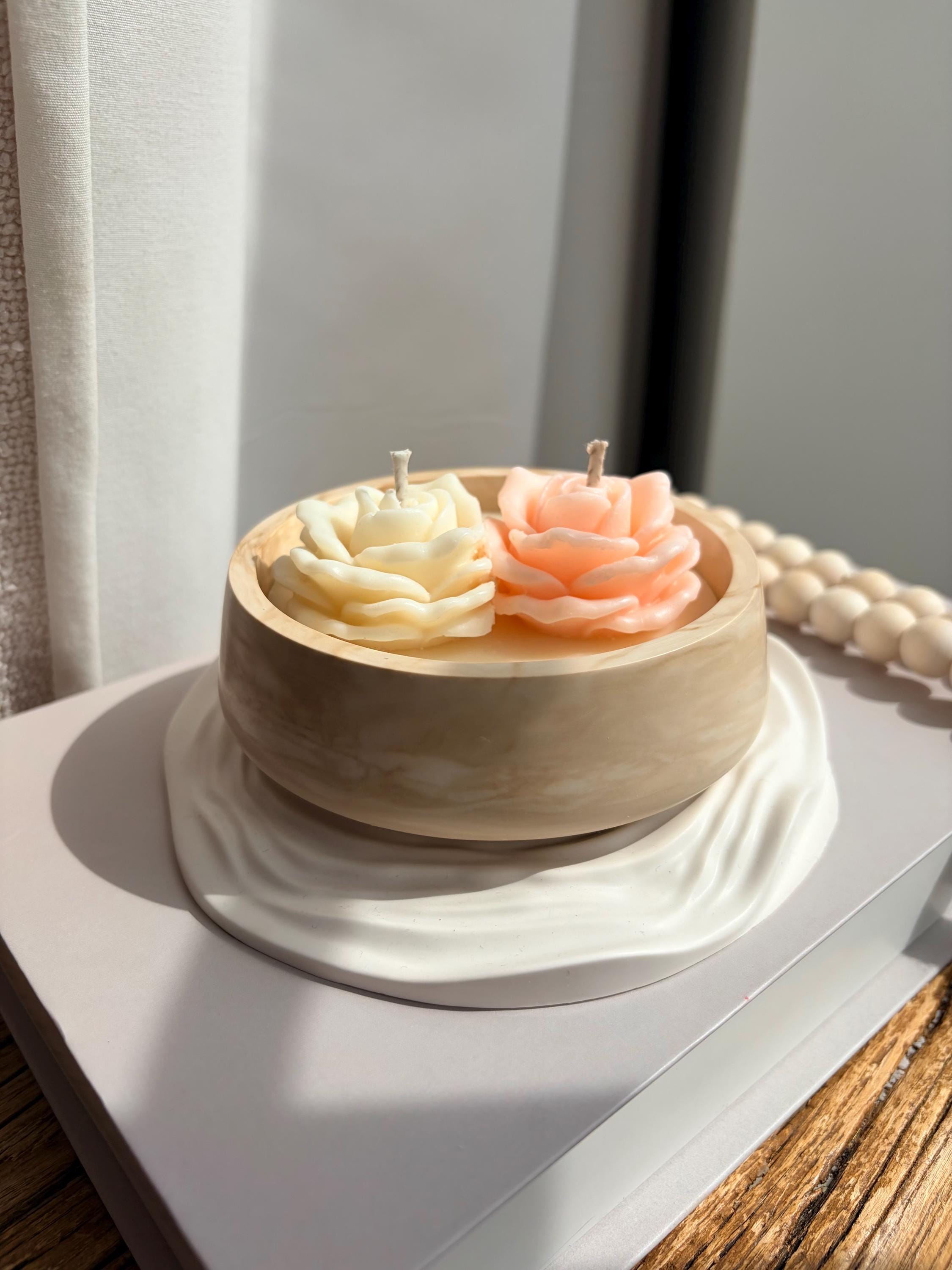 The Rose Duo Candle