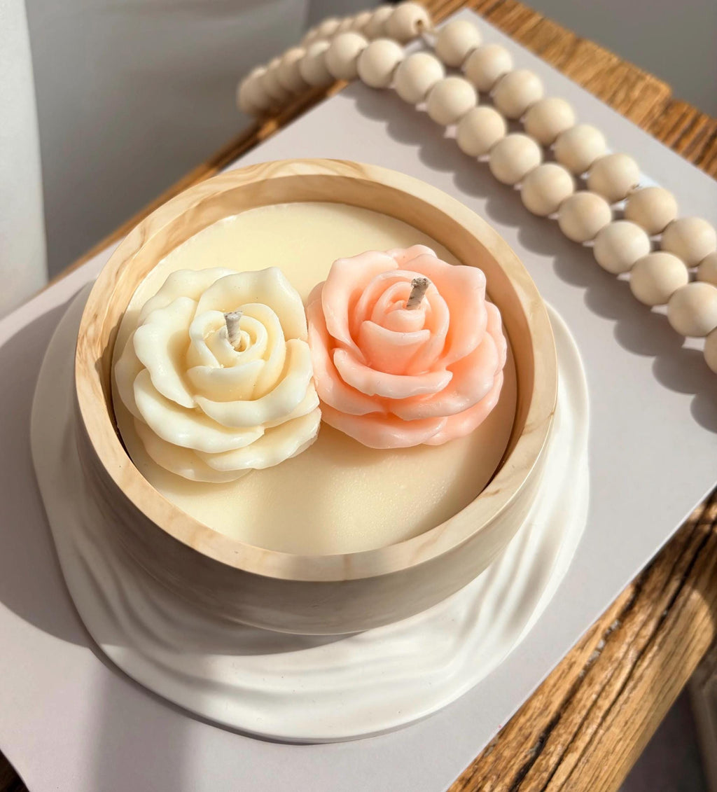 The Rose Duo Candle