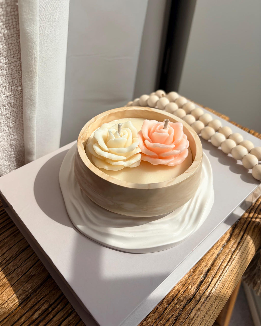 The Rose Duo Candle