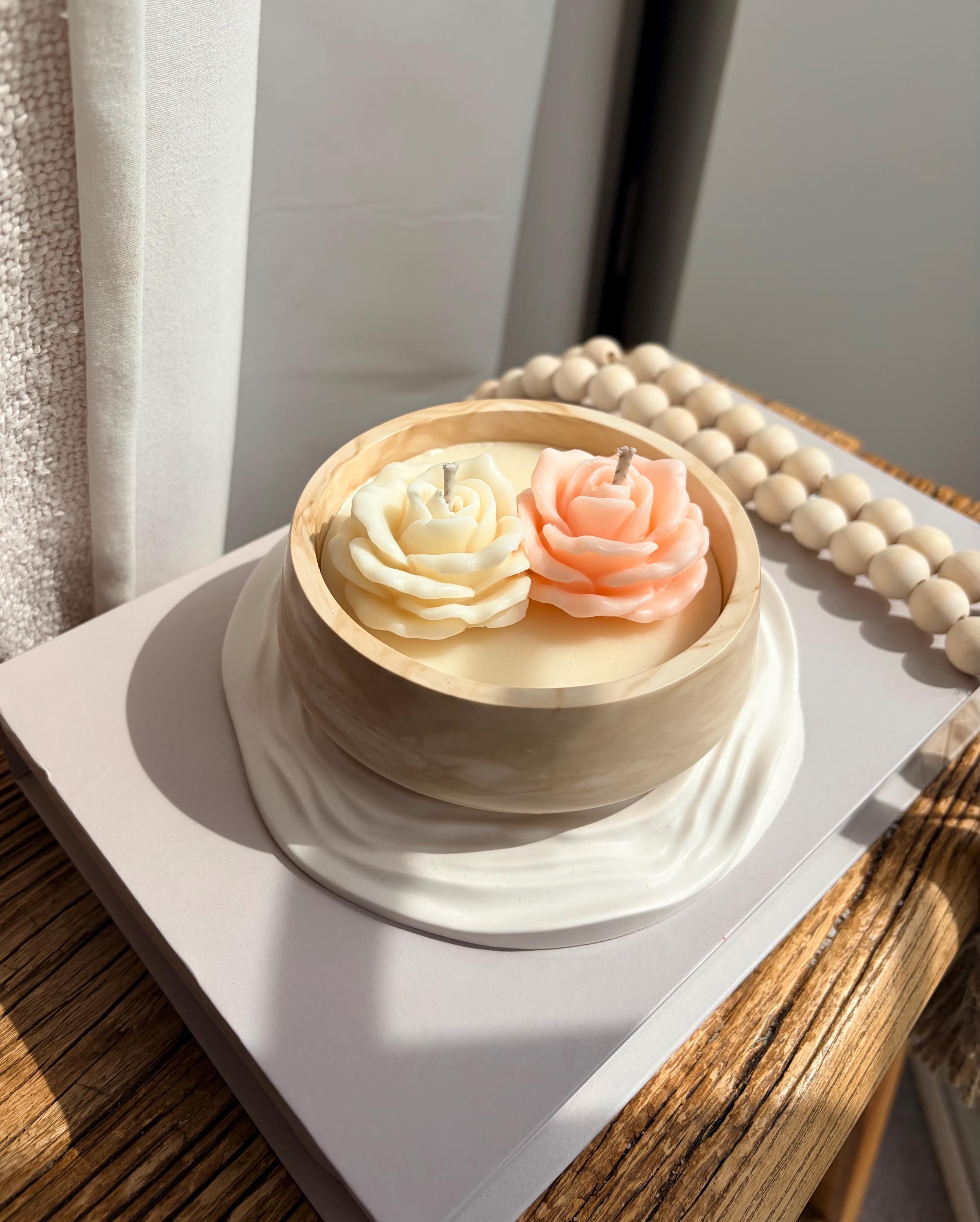The Rose Duo Candle