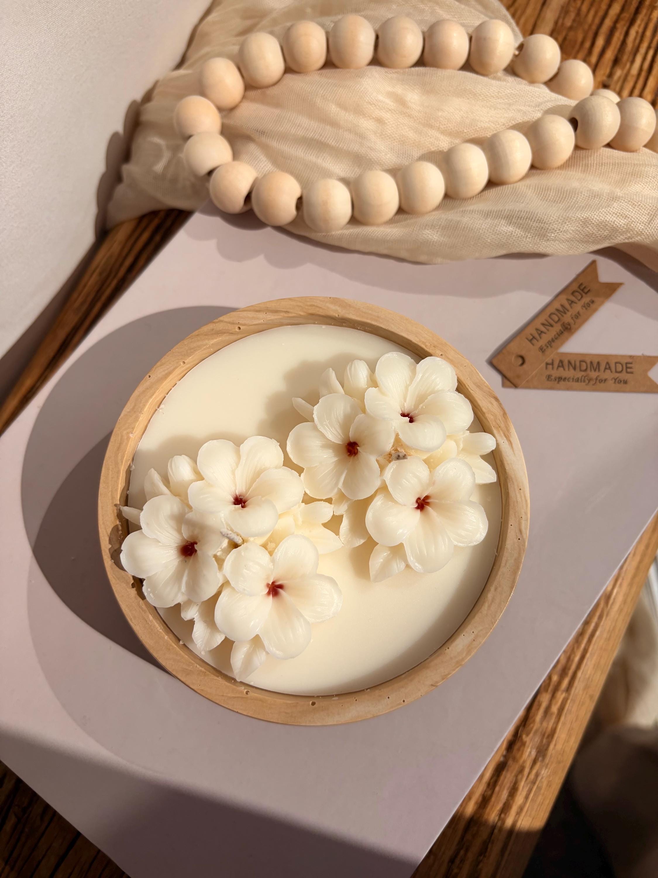 The Double Flower Two Wick Candle