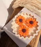 Oversized Three Wick Sunflower Candle